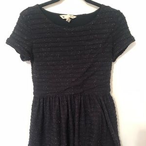 Anthropologie fit n flare pattern dress
